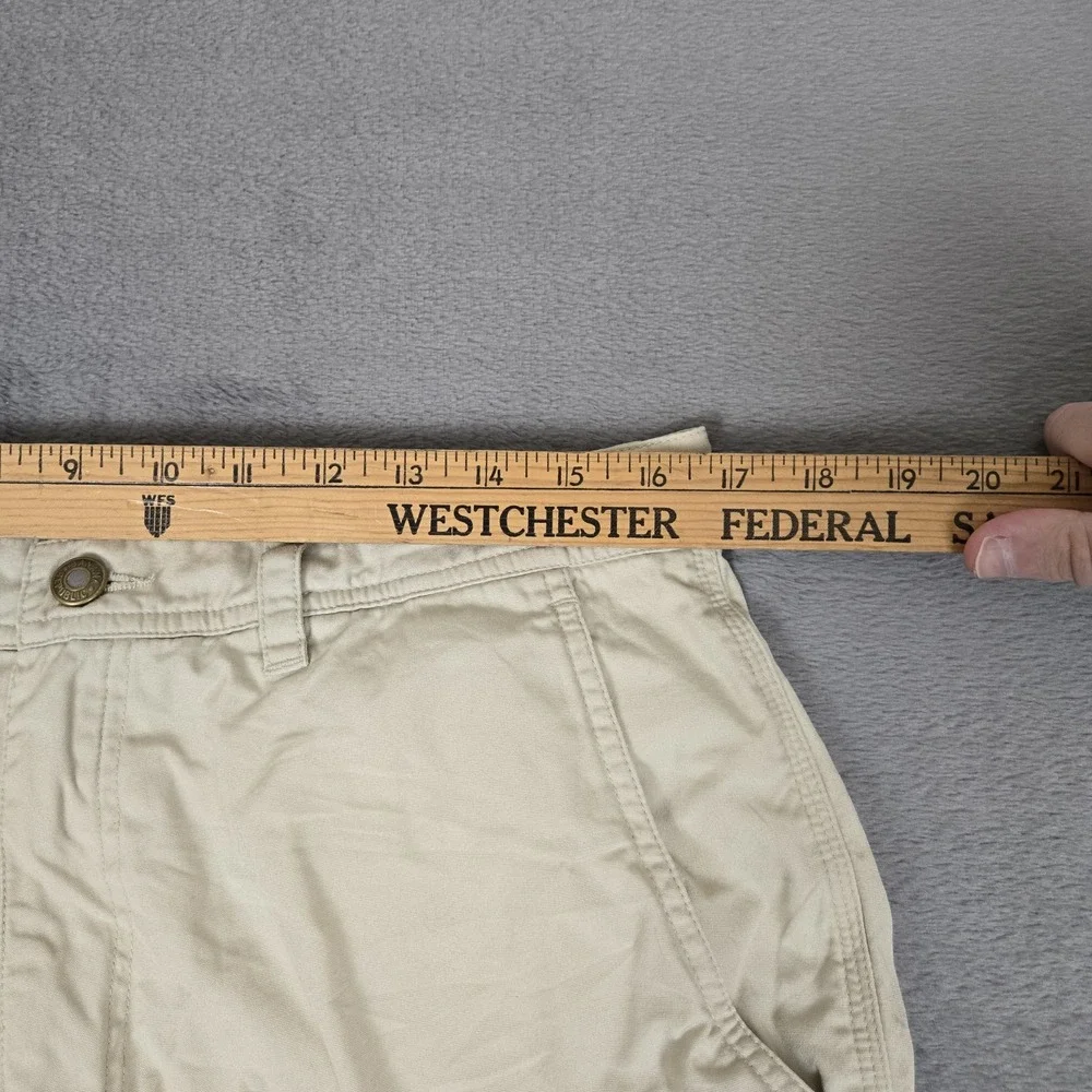 VTG Banana Republic Cargo Shorts Men 35 Safari Travel Outback Photographer Beige